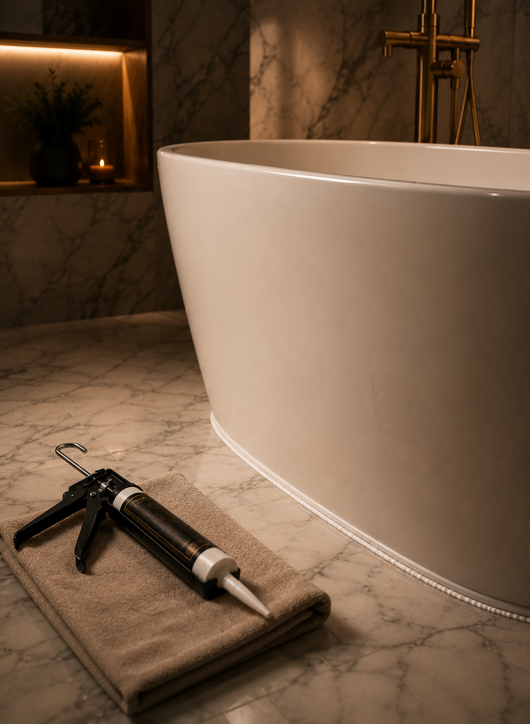 Reseal the tub